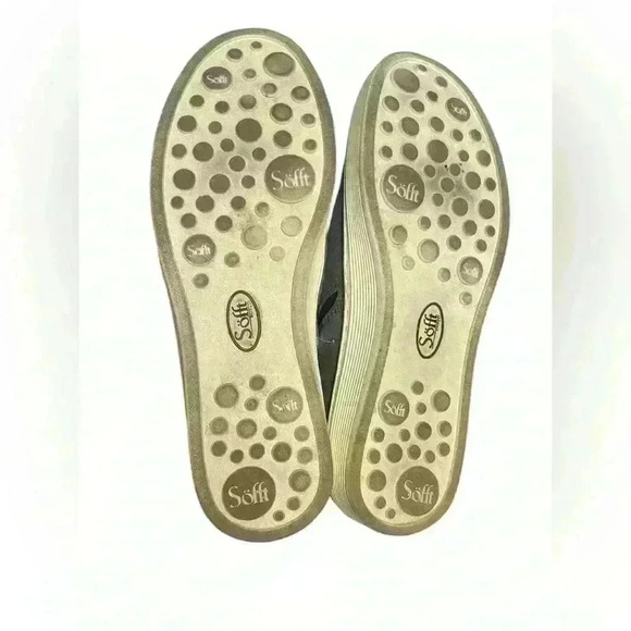 Sofft Britton II Hightop Leather Sneaker Gray Size 7M Smoke Suede Casual Comfort - Picture 8 of 8